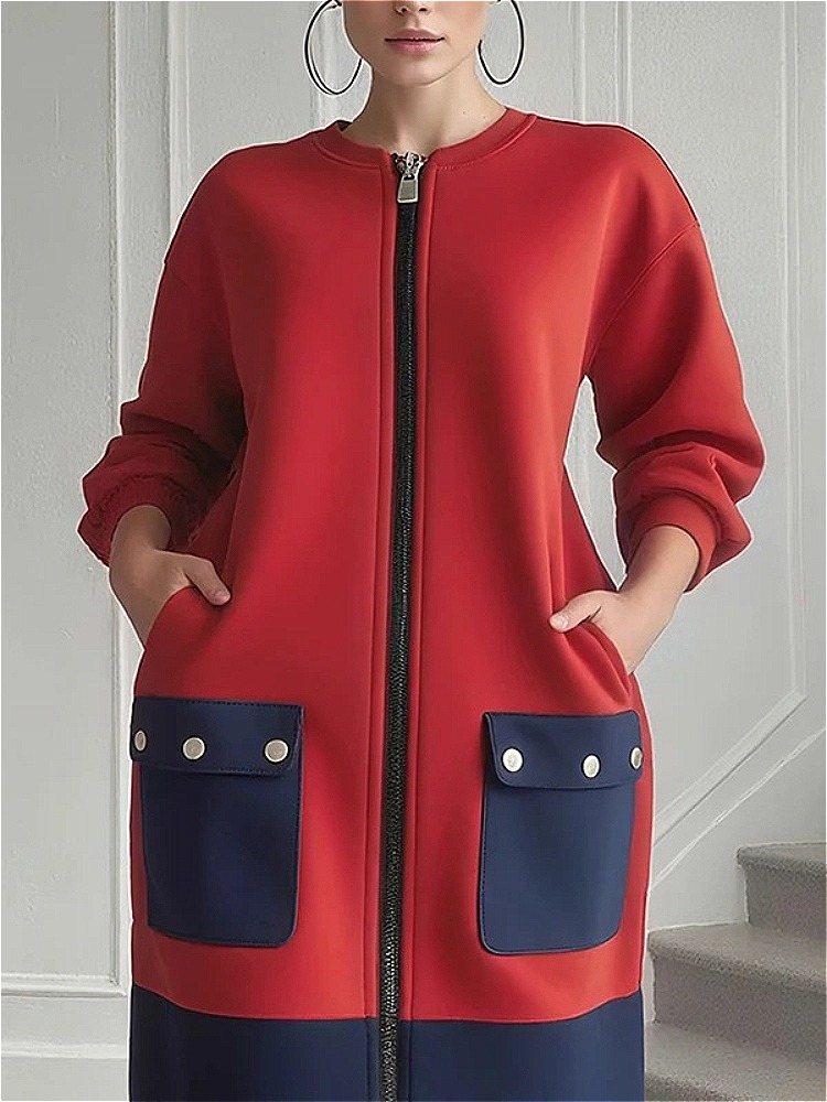 Modigirl Contrast Color Long S - đánh giá và giá Women'S Red Formal Wear