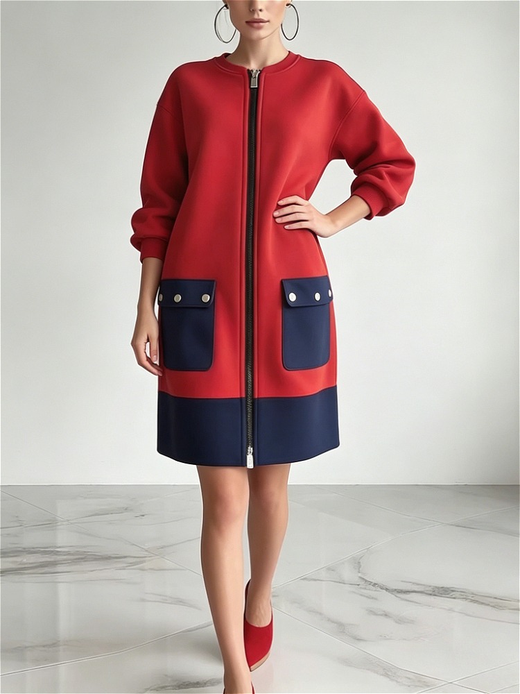 Modigirl Contrast Color Long S - đánh giá và giá Women'S Red Formal Wear