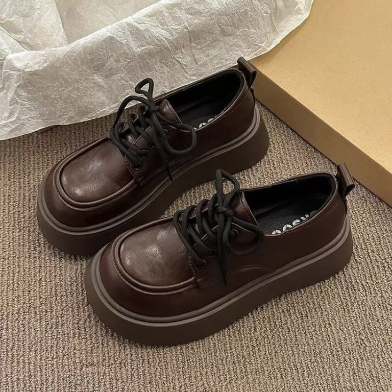 Women Vintage Brown Lace‑up Pl - đánh giá và giá Womens Heels