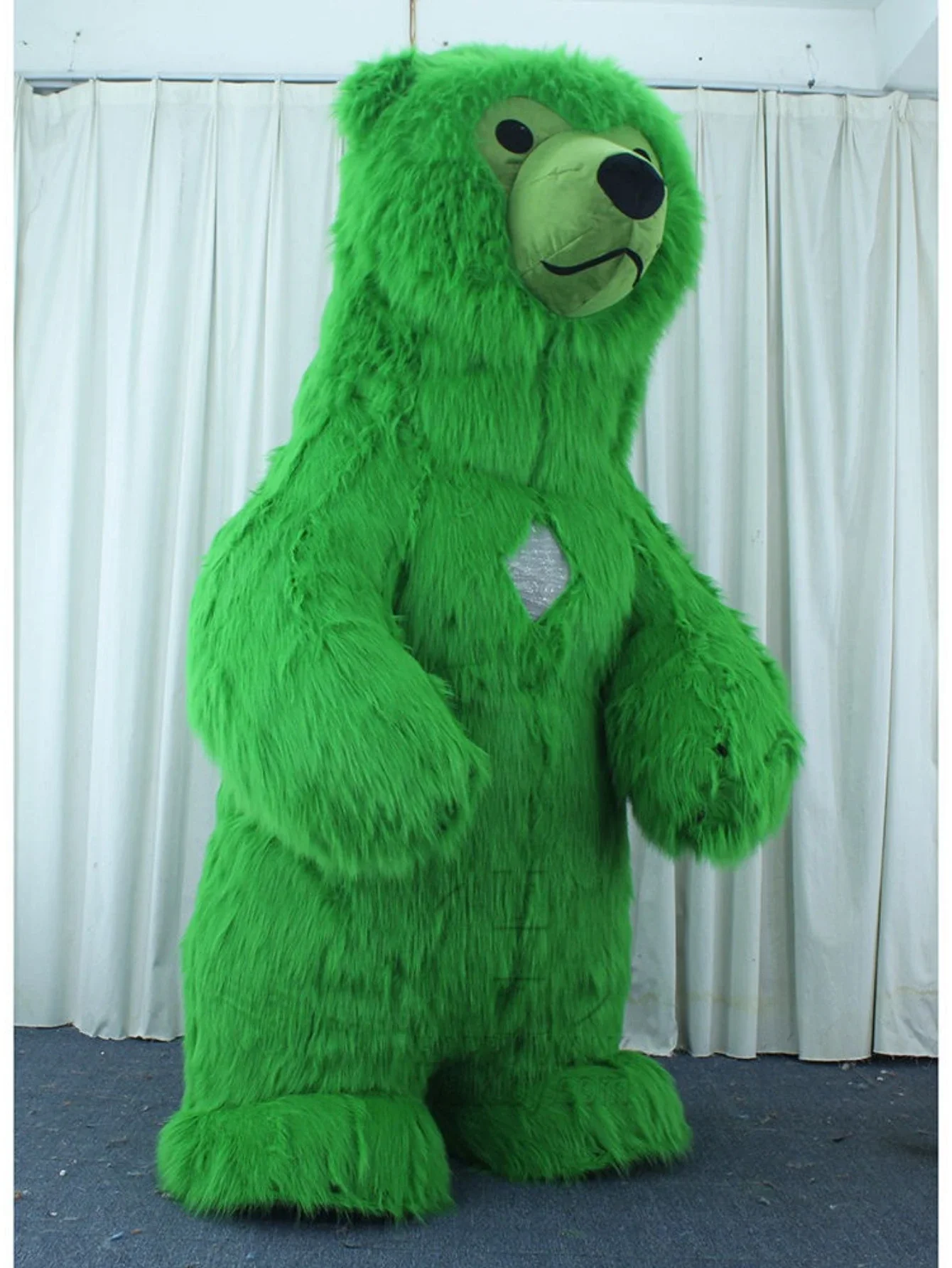 Furry Green Bear Inflatable Ma - đánh giá và giá Wedding Dress