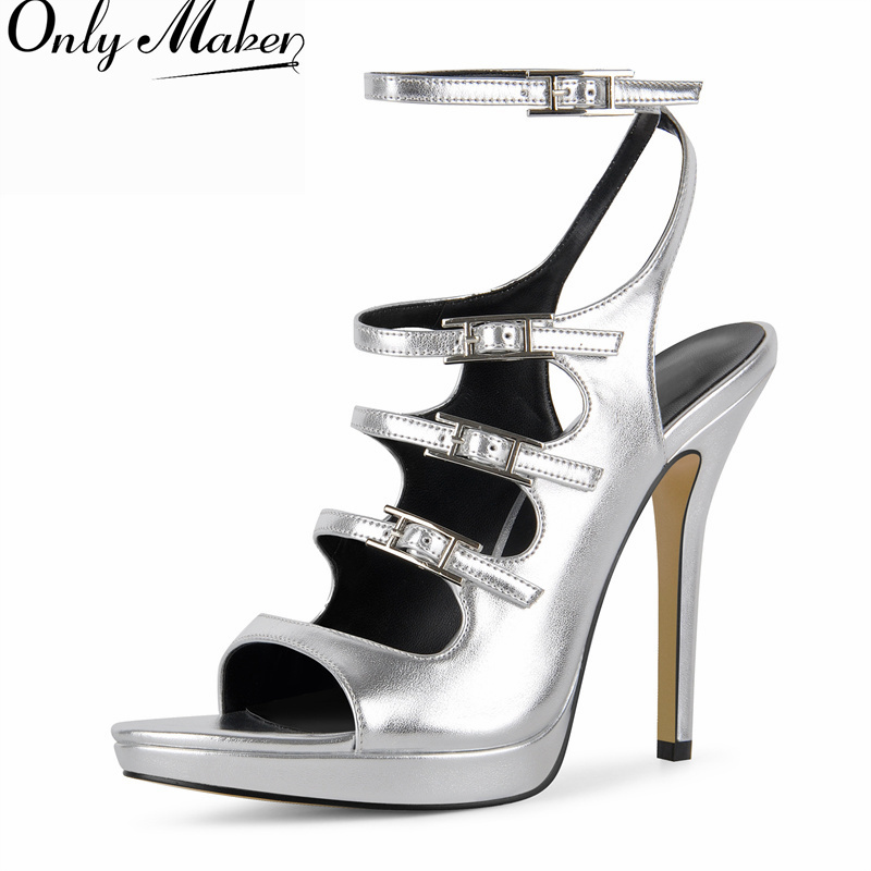 Onlymaker Women Silver Stilett - đánh giá và giá Formal Dress