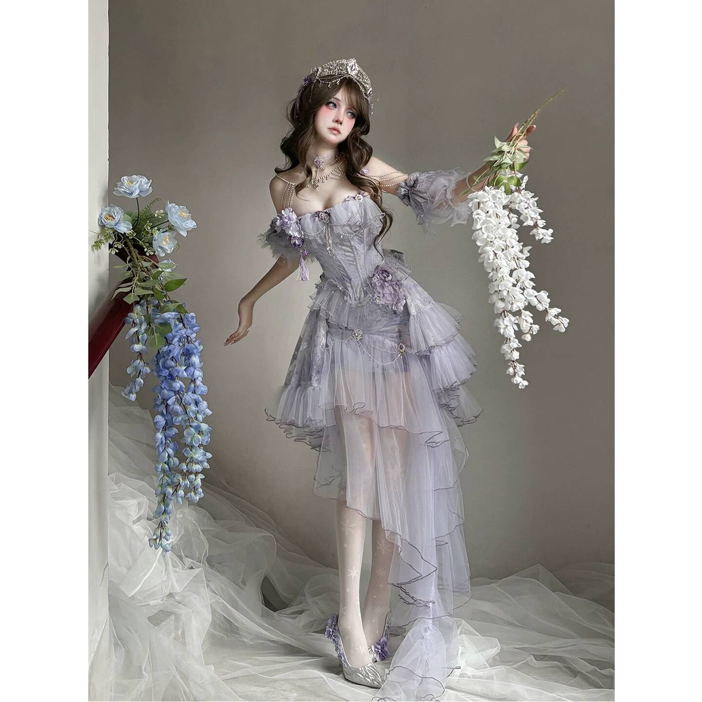Violet Poetry Fog Lolita Dress - đánh giá và giá Formal Dress