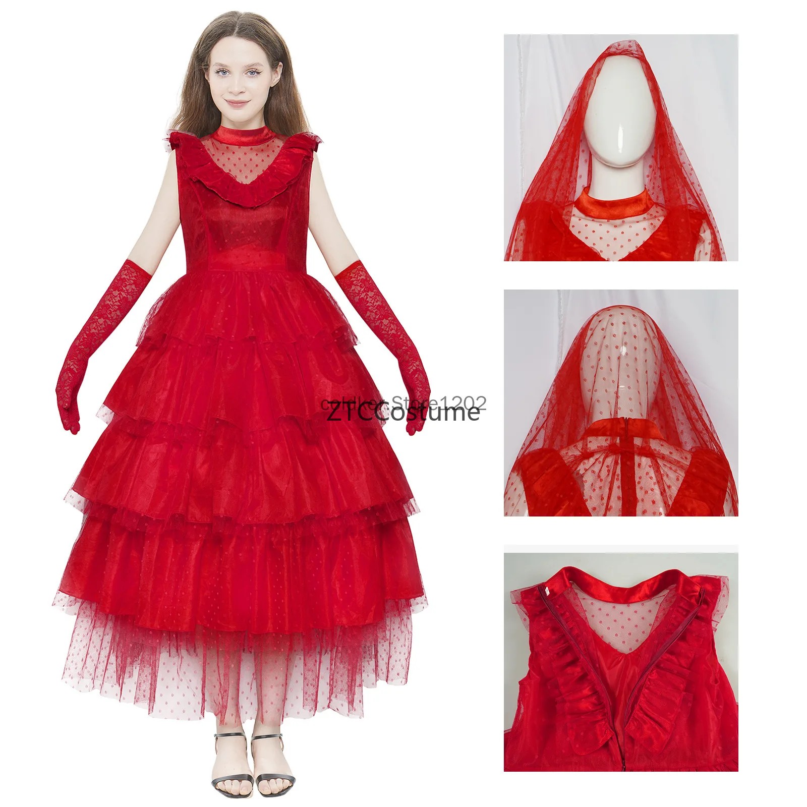 Lydia Deetz Cosplay Costume Go - đánh giá và giá Evening Gown